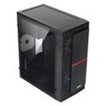 Gabinete Gamer Vinik Plate Lateral Acrílico Com 2 Fans - Ggpacbk