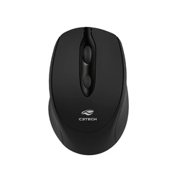 Mouse C3tech Sem Fio Recarregável Preto - M-bt30bk