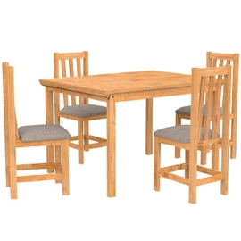 Conj Mesa Meneghetti Italia Rustica 1,20x0,80 - 72532