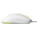 Mouse Gamer Pcyes Basaran White Ghost 12400 DPI RGB 6 BOTOES - PMGBRWG