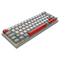 Teclado Mecanico Gamer Pcyes Kuromori White Ghost Rainbow Switch Blue - PTKMWG60BL