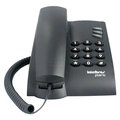 Telefone Intelbras Pleno C/ Fio Preto Sem Chave 4080051