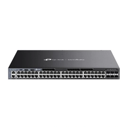 Switch Gerenciavel Gigabit L3 Empilhavel de 48 Portas Poe e 6 Slots Sfp+ de 10 Gbps Sg6654xhp Smb