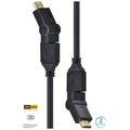 Cabo Hdmi 2.0 4K Ultrahd 3D Com Conectores 360° Vinik 2 Metros - H20b360-2
