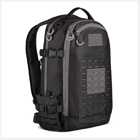 Mochila Rusher 2.0 INVICTUS (Preto-Cinza)