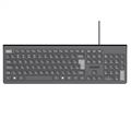 Teclado Soft Pcyes USB 2 Metros ABNT2 Preto - PTOSF2AB
