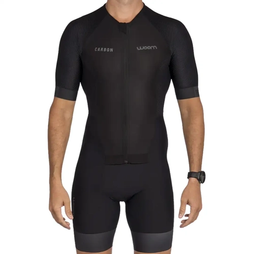 Macaquinho Woom Tri Carbon Legend Black C/ Manga