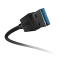 Cabo Usb a 3.0 Macho P/ Usb Tipo-c - Preto - 3m - Nylon Pcyes - Cbpy003p