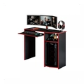 Mesinha Gamer Escrivaninha Preto Vermelho Romar