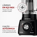 LIQUIDIFICADOR MONDIAL L99 3 VELOCIDADE TURBO 220W
