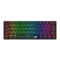 Teclado Mecânico Gamer Redragon Jax Iluminação Rainbow Preto 60% Switch Marrom K613-KB PT-BROWN
