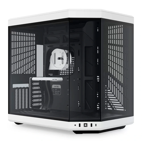 Gabinete Gamer Hyte Y70, mid Tower, s/ fans, Black/White - CS-HYTE-Y70-BW