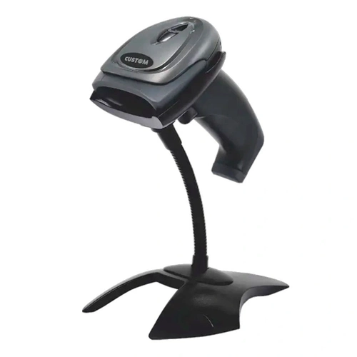 CUSTOM LEITOR DE CÓDIGO DE BARRAS SUPORTE 2D/QR COM FIO CBR2D-P