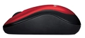 Mouse Logitech M185 Wireless Vermelho - 910-003635