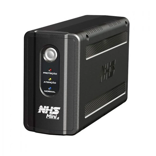 NOBREAK NHS MINI 4 600VA ENT. BIVOLT S.220V OU CONF 120V BAT 1X7AH/12V 6 TOMADAS ABS