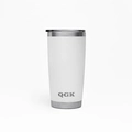 Copo Térmico Tumbler 20 OZ 591ml com Tampa - QGK (Branco)