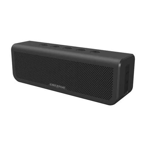 Caixa De Som Portátil Creative Labs Metallix Plus à Prova Dágua Bluetooth Preta - 51MF8300AA000
