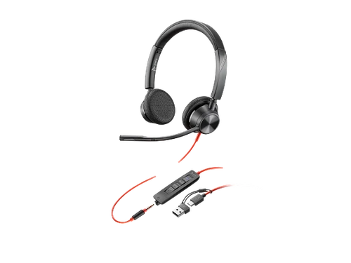 Headset Hp Poly Blackwire C3315 Ms Usb-c 8x218aa