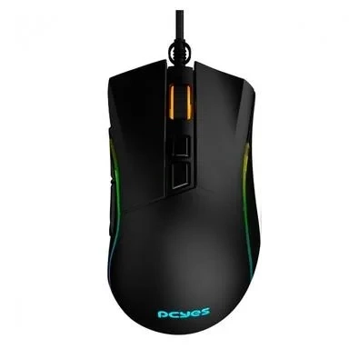 Mouse Gamer PCyes Valus - 12400 DPI - RGB - 8 Botões