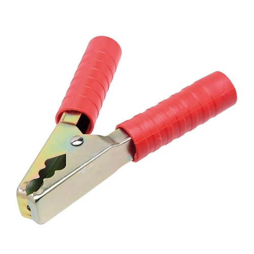 Garra Jacare Bateria Grande 300a - 13,5 Cm - Vermelha