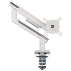 Suporte de Monitor Articulado C/ Mola Mecanica 17 a 32 C/ Usb 3.0 - Branco - Sm-049b