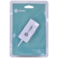 Hub Usb 2.0 Com 4 Portas e 1,2m de Cabo Branco - Huv-20b