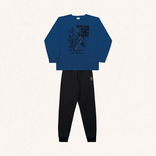 Conjunto Moletom Estampado Explore Your Creativity Fakini - Masculino