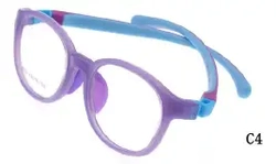 Armação de óculos infantil em silicone - 9009 (43-16-133)