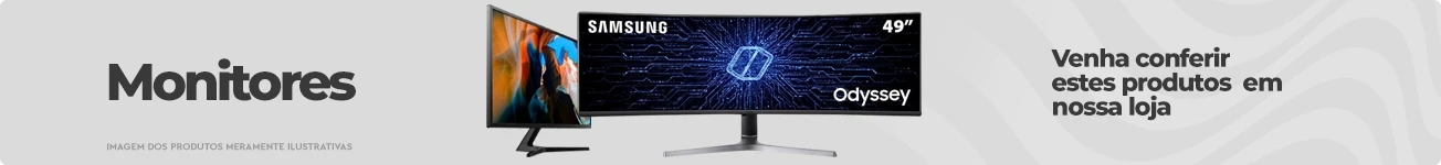 Monitores, venha conferir estes produtos em nossa loja.