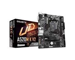 Placa Mae Gigabyte Amd (am4) Ddr4 Micro Atx  - A520m k V2