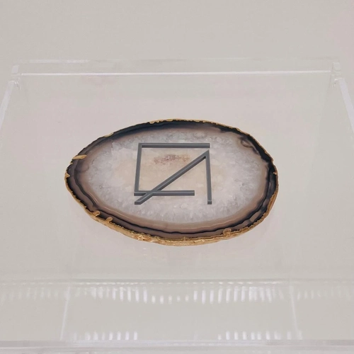 Caixa Seringas da Semana Ágata Natural - Logo inicial ou desenho