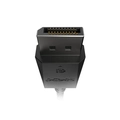 Cabo Displayport M para Displayport M 2.1 - Preto - 2m - Nylon Pcyes - Pdpn2-2