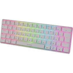 Teclado Mecânico Fortrek Gravity Mec 65 s/ fio Air Compact Wireless Branco- 84978