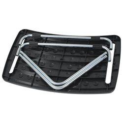 Apoio Para Pes Multivisao Regulavel Preto Em Abs