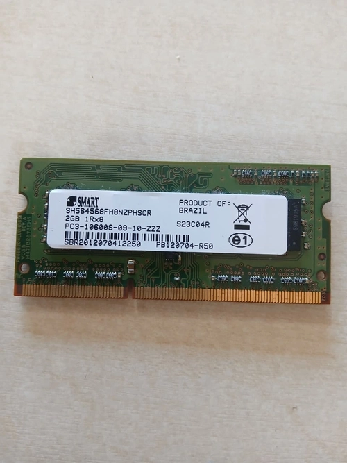 Memória Notebook 2Gb Ddr3 1333Mhz Pc3 1rx8  1.5v - Usado