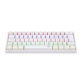 Teclado Mecânico Redragon Fizz RAINBOW Branco 60% ABNT2 Blue - K617-R-W ( PT-BLUE )