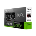 Placa de Vídeo ASUS NVIDIA GeForce RTX 5060 Ti OC, 16GB, GDDR7, DLSS, Ray Tracing - DUAL-RTX5060TI-O16G