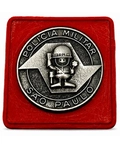 Láurea emborrachada com metal PMZITO - 3°grau
