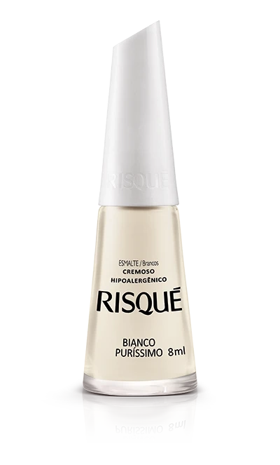 Esmalte Cremoso Risqué Bianco Puríssimo 8ml
