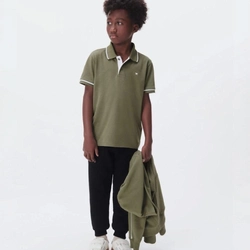 Camisa Polo Manga Curta Com Bordado Hering Masculino - Verde