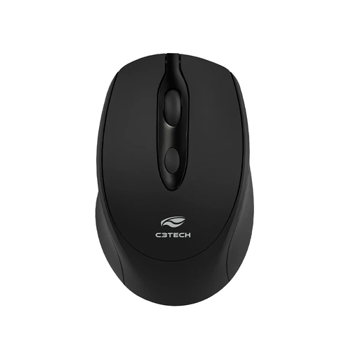 Mouse C3tech Sem Fio Recarregável Preto - M-bt30bk