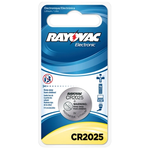 Bateria Lithium Rayovac Cr2025 Botao 3v