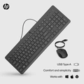 KIT TECLADO/MOUSE USB - 160 PT - HP