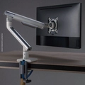 Suporte de Monitor Articulado C/ Mola Mecanica 17 a 32 C/ Usb 3.0 - Branco - Sm-049b