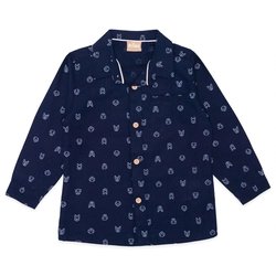 Camisa Manga Longa Cachorrinhos Milon - Masculina