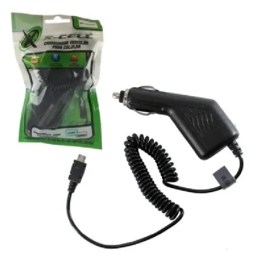 Carregador Veicular Espiral P/ Celular V8 12v - Xcv8