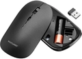 Mouse Multilaser Sem Fio Slim Silent Preto - Mo331