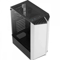Gabinete Gamer Aerocool Bionic Branco Rgb Lateral Vidro