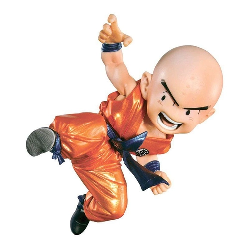 Boneco Action Figure Brinquedo Kuririn Kulilin Goku Articulado