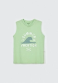 Camiseta Regata Summer Vacation Verde Hering - Masculina